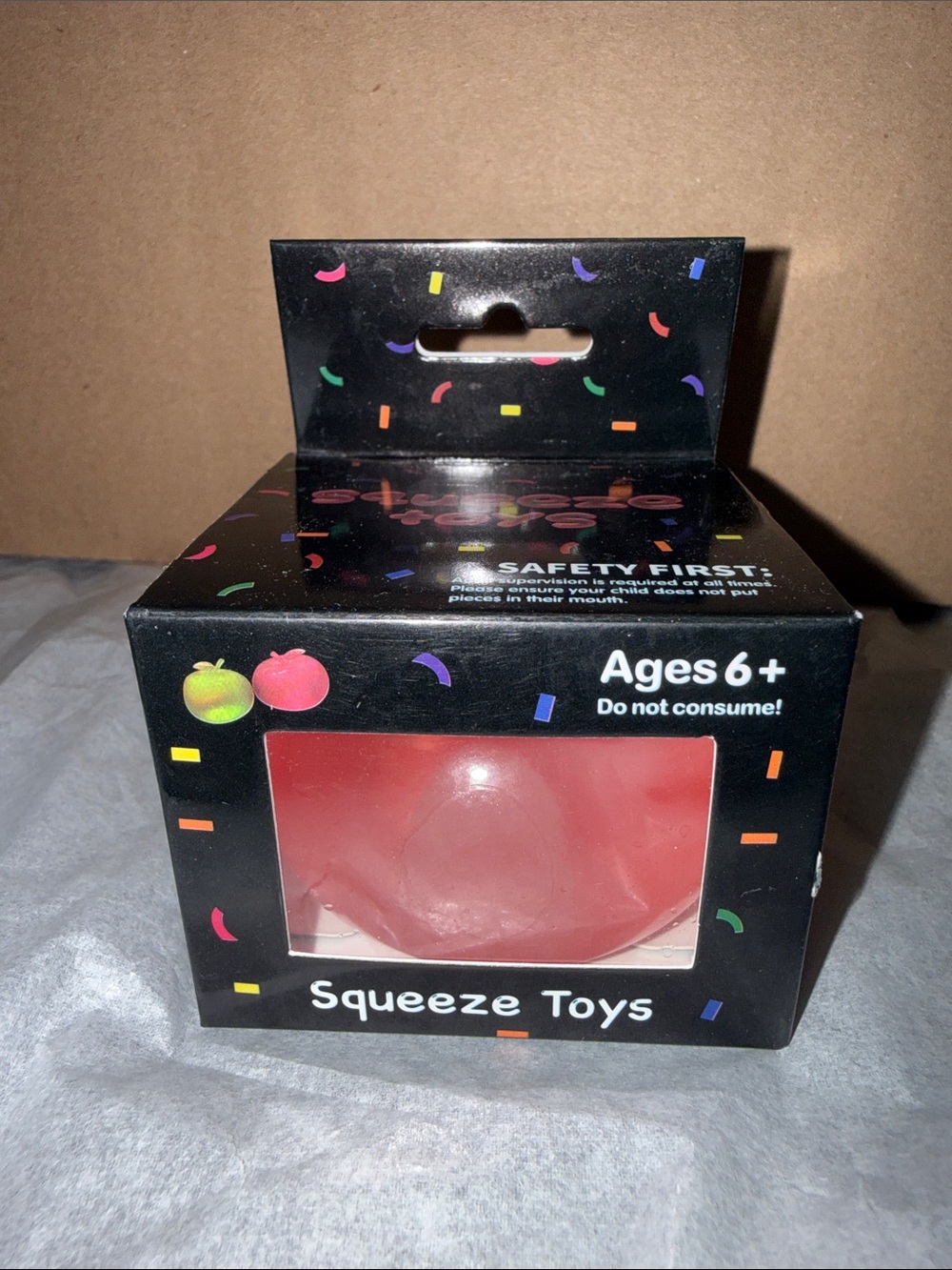 Red Apple Squeeze Toy for Kids Bundle 2/$5